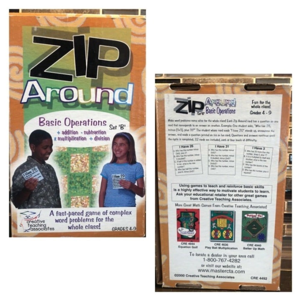 Vintage 2000 Zip Around Math Learning‎